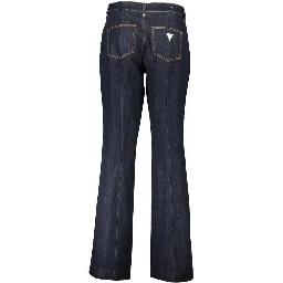 Blue Cotton Jeans Denim