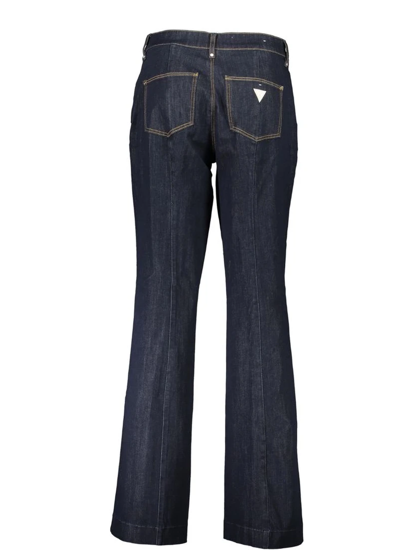 جينز قطني أزرق