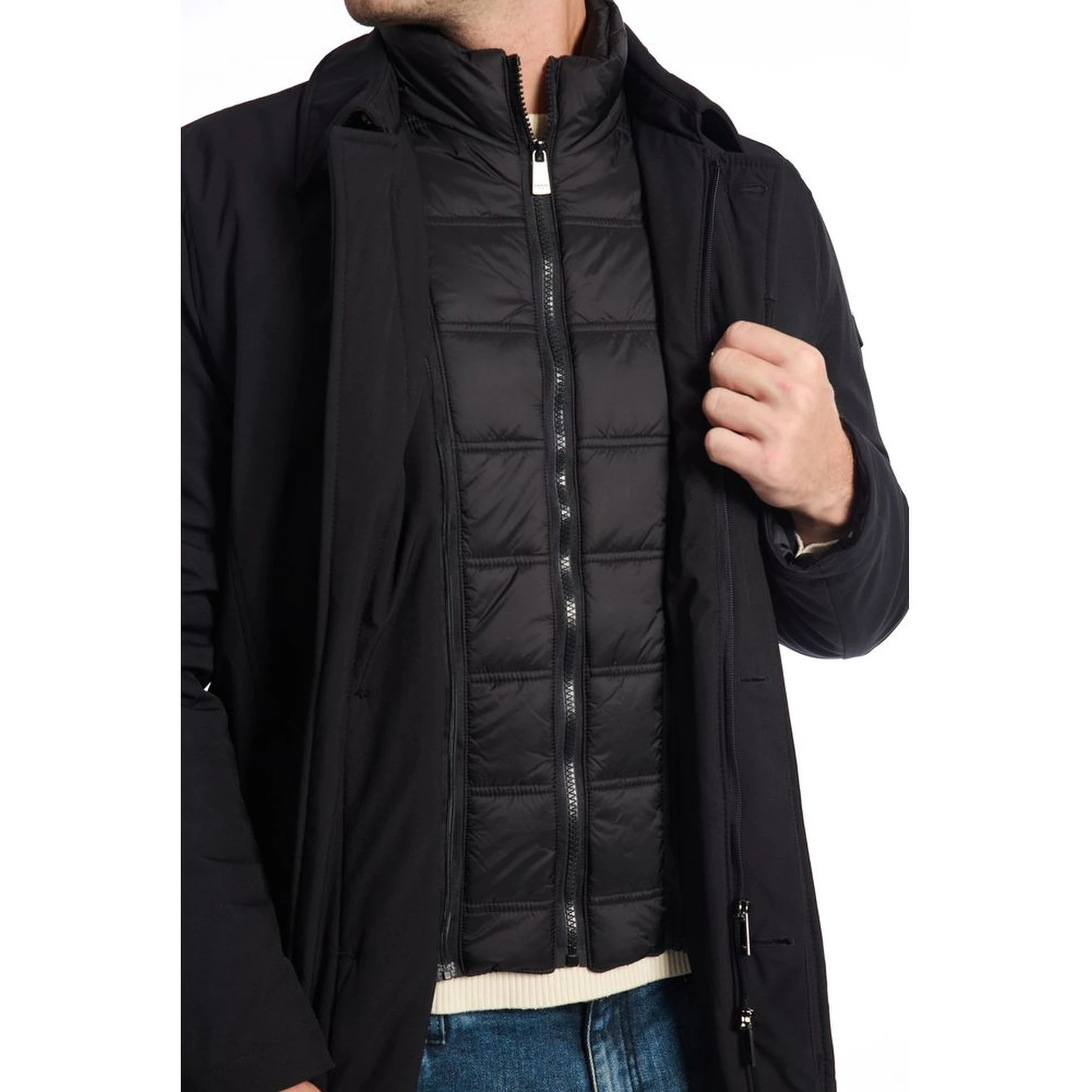 Black Polyester Jacket