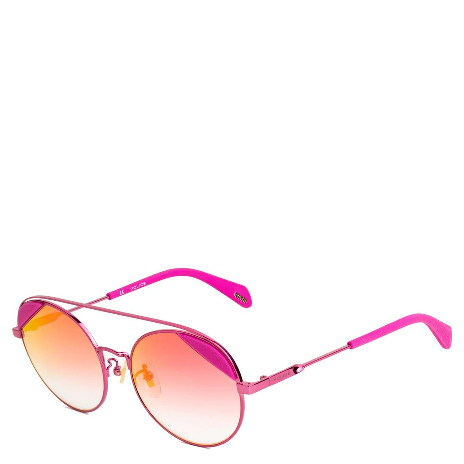 Pink Metal Sunglasses