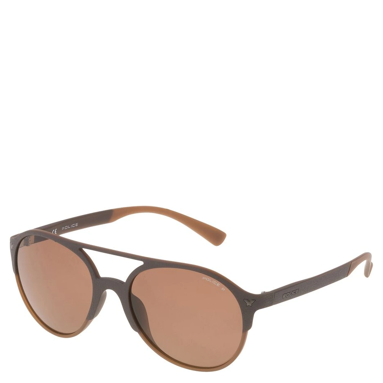 Brown Injected Sunglasses