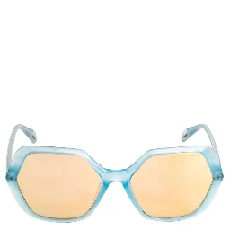 Blue Injected Sunglasses