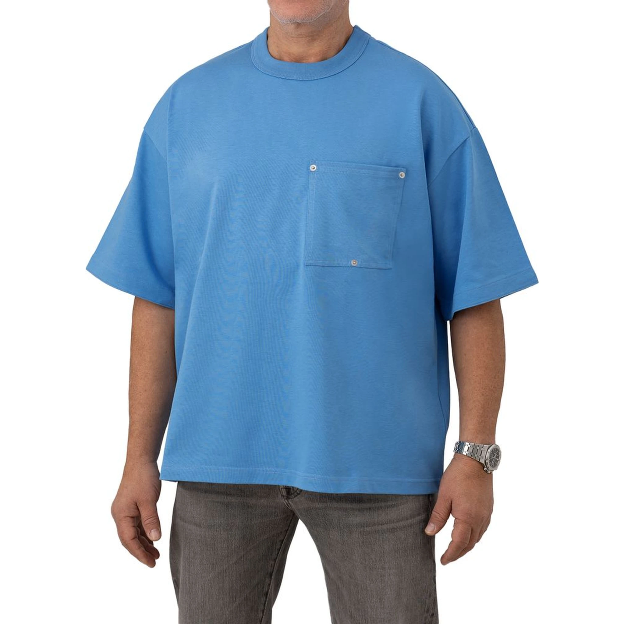 Blue Cotton T-Shirt