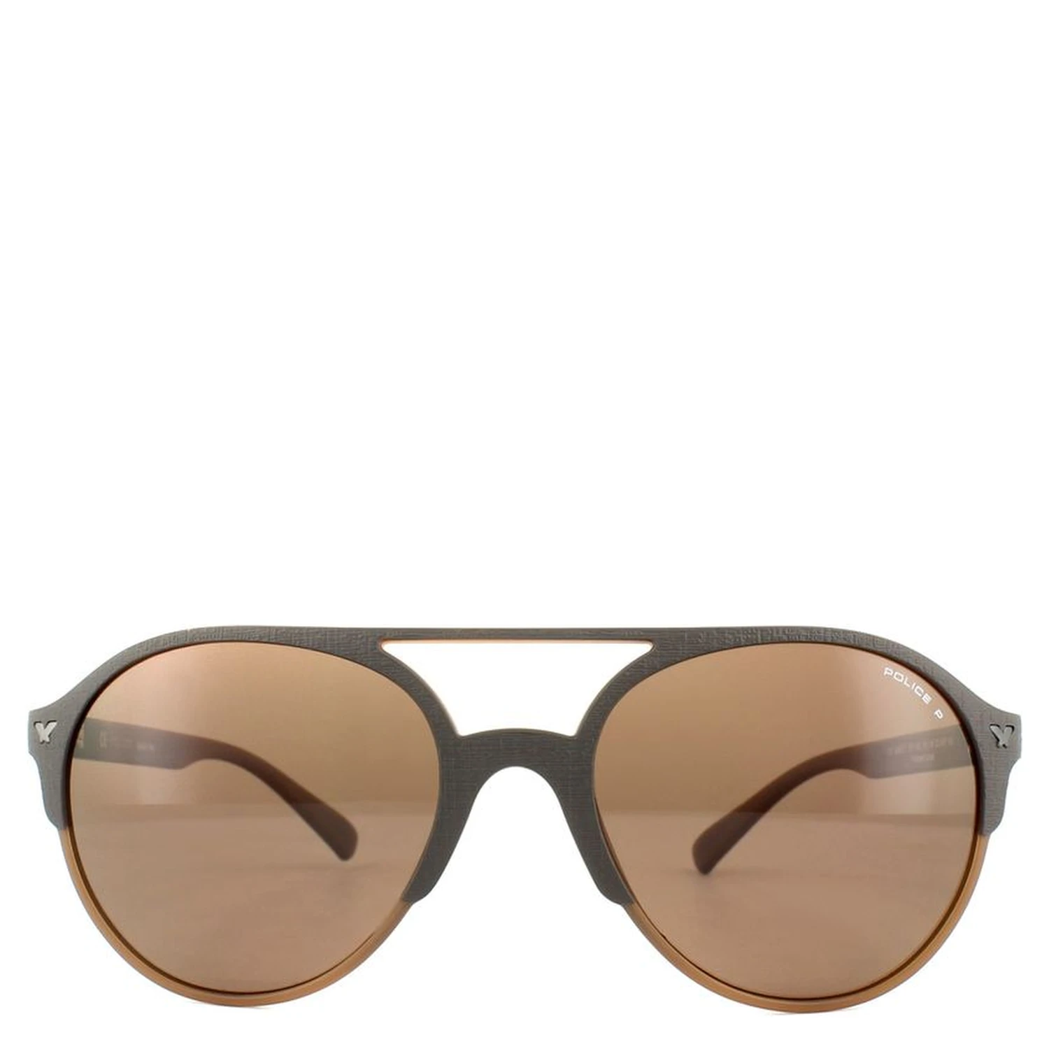 Brown Injected Sunglasses