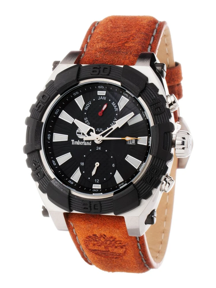 Brown Leather Dress Watch