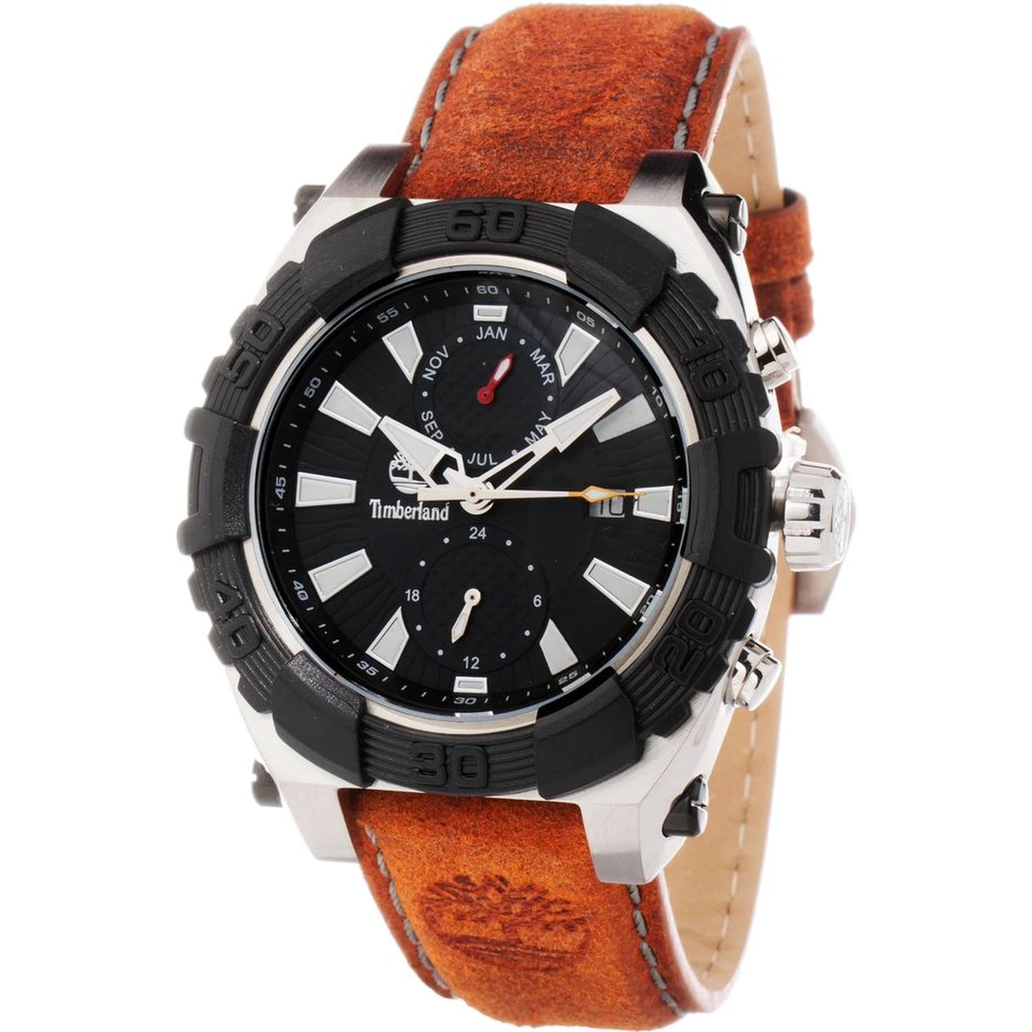 Brown Leather Dress Watch