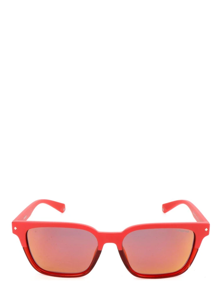 Red Polycarbonate Sunglasses