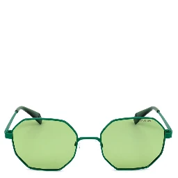 Green Metal Sunglasses