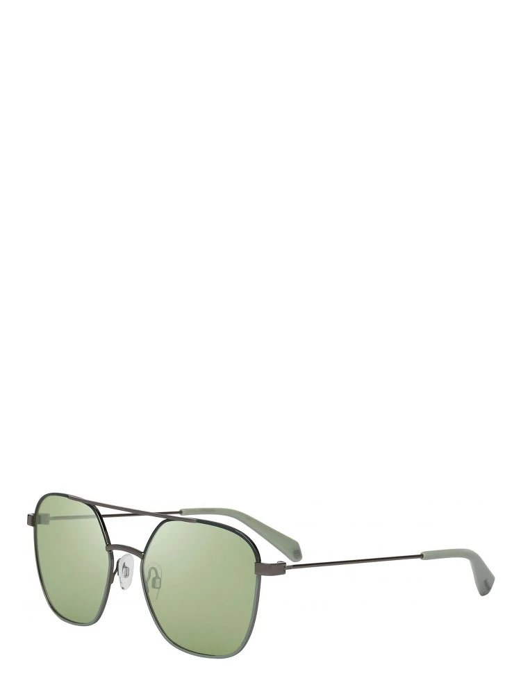 Green Metal Sunglasses