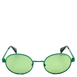 Green Metal Sunglasses
