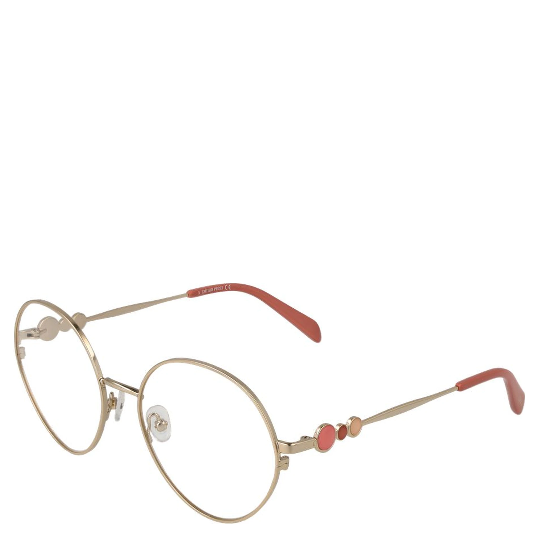 نظارات (إطارات) معدنية ذهبية