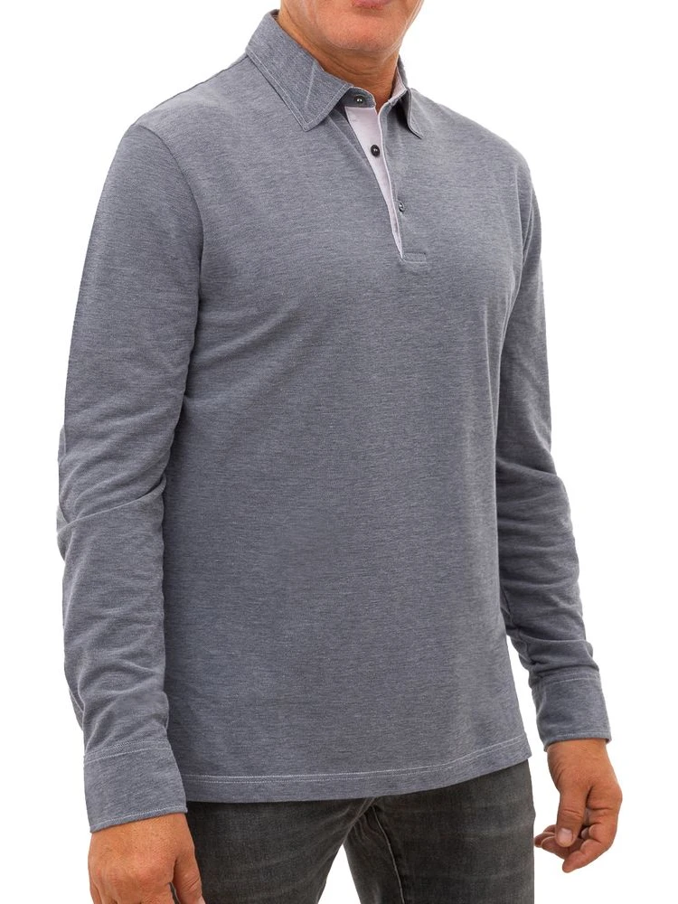 Blue Cotton Polo Shirt alternative