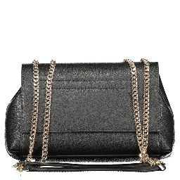 حقيبة يد من البولي إيثيلين الأسود