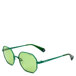 Green Metal Sunglasses