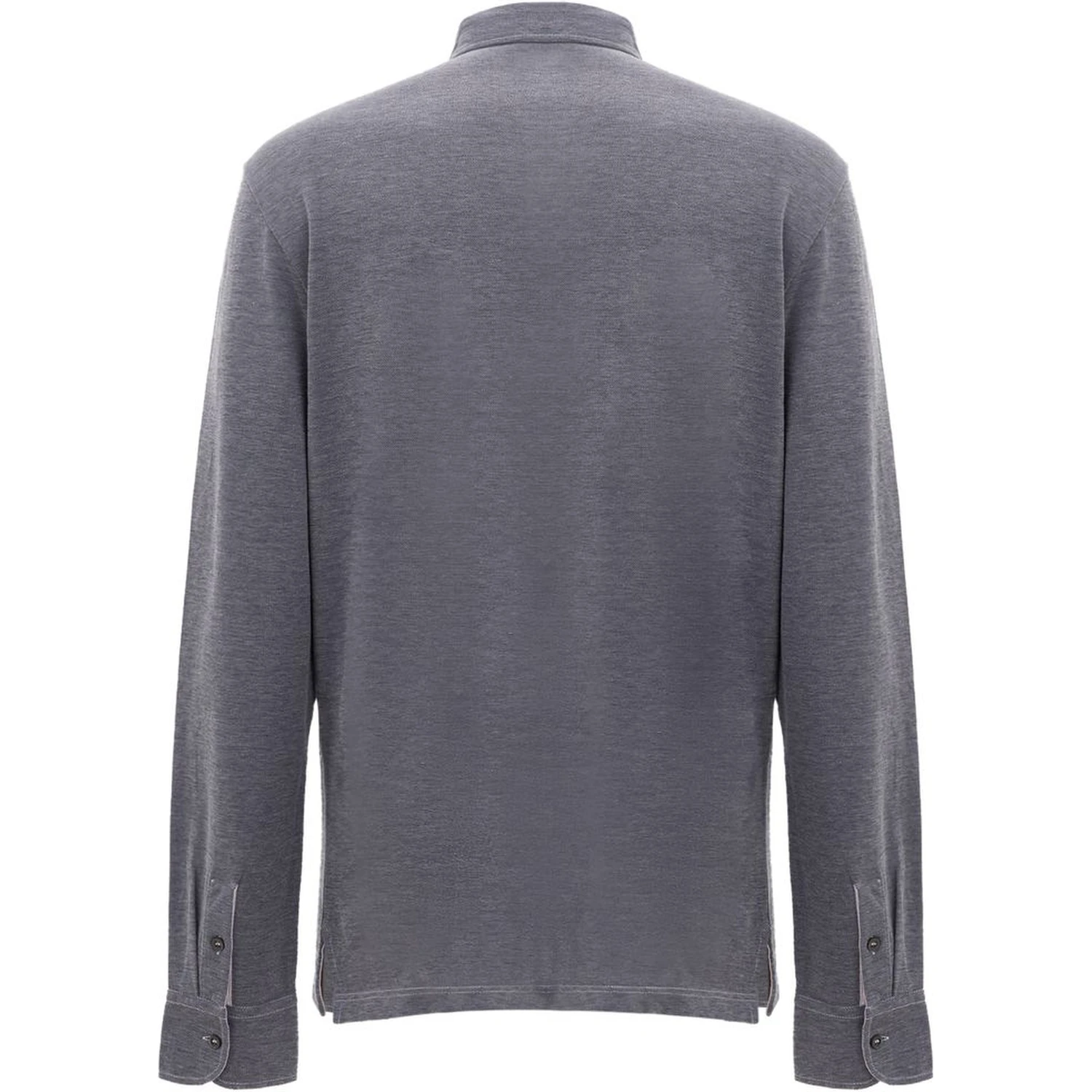 Blue Cotton Polo Shirt