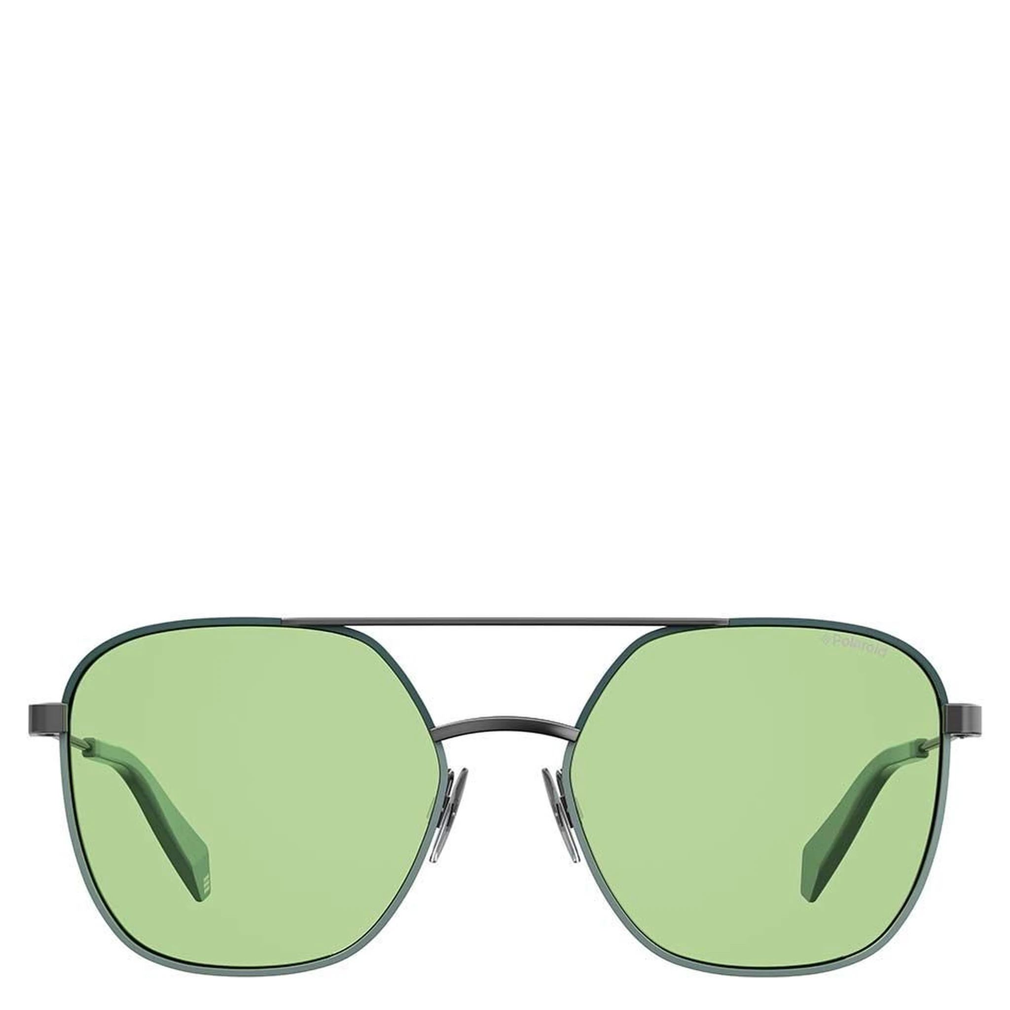 Green Metal Sunglasses