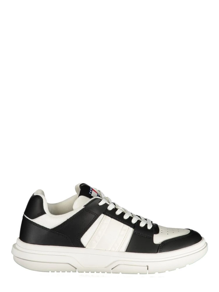 Black Polyester Sneaker