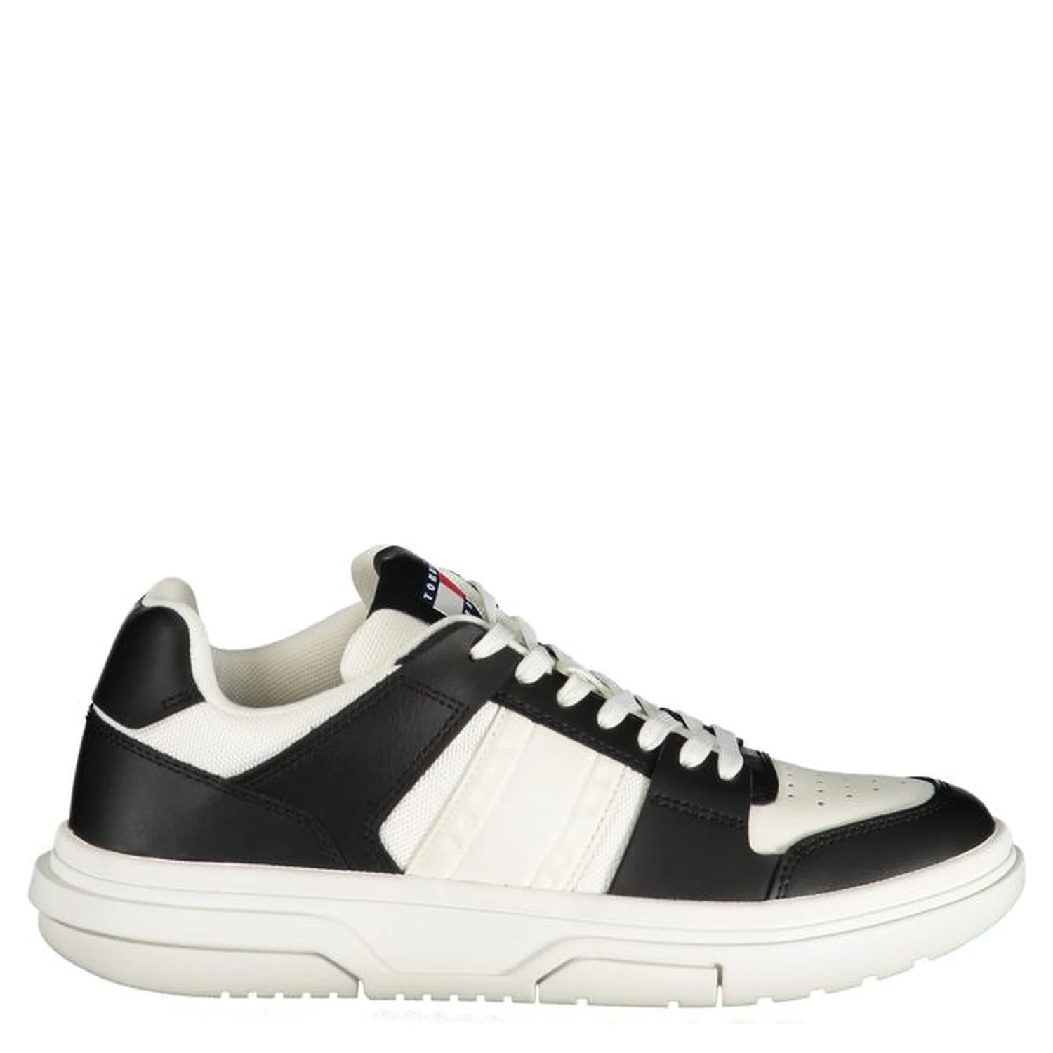 Black Polyester Sneaker