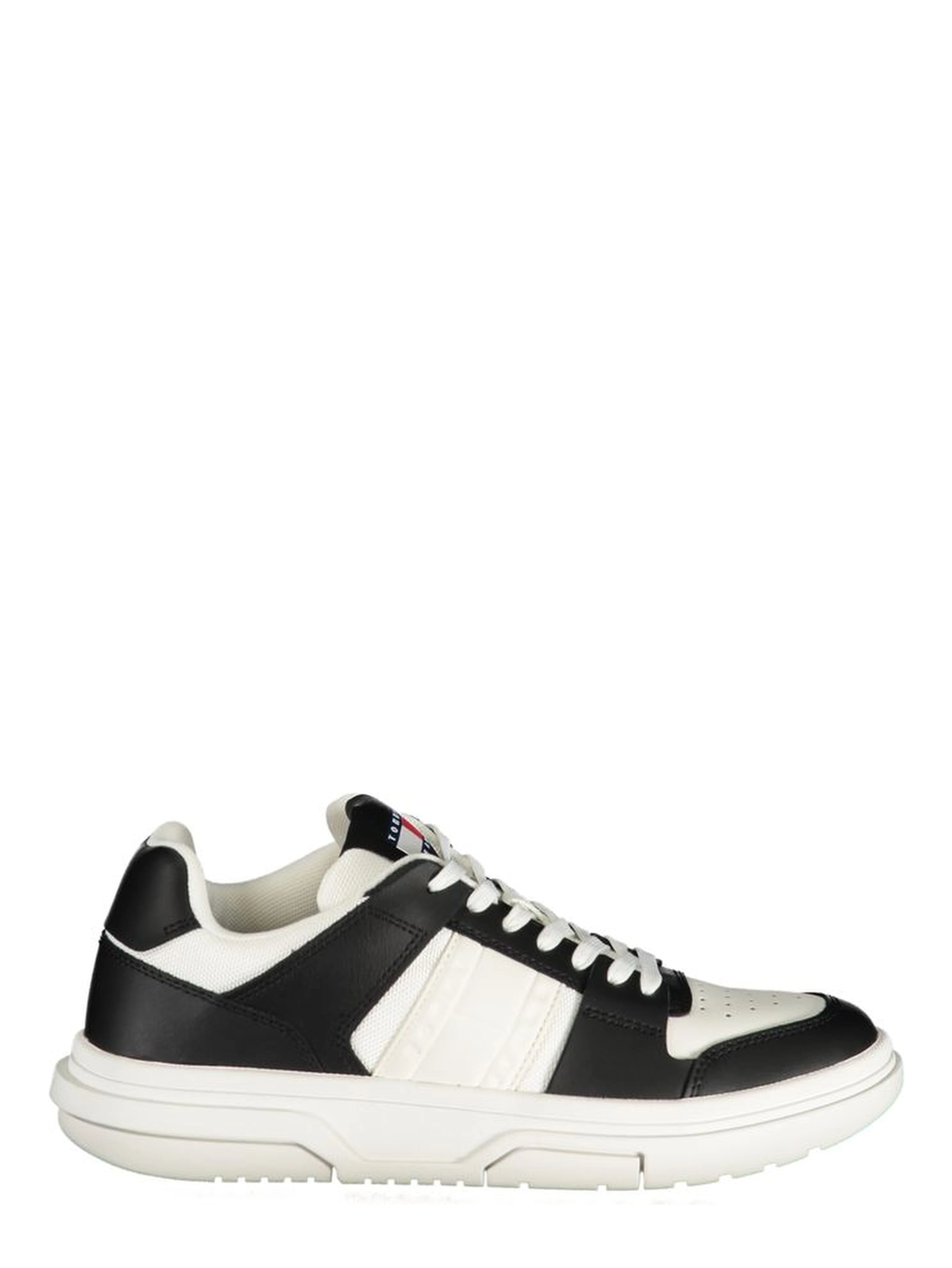 Black Polyester Sneaker