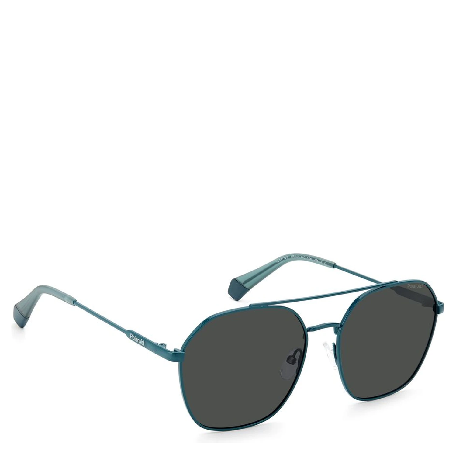 Blue Stainless Steel Sunglasses