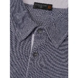 Blue Cotton Polo Shirt