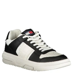Black Polyester Sneaker