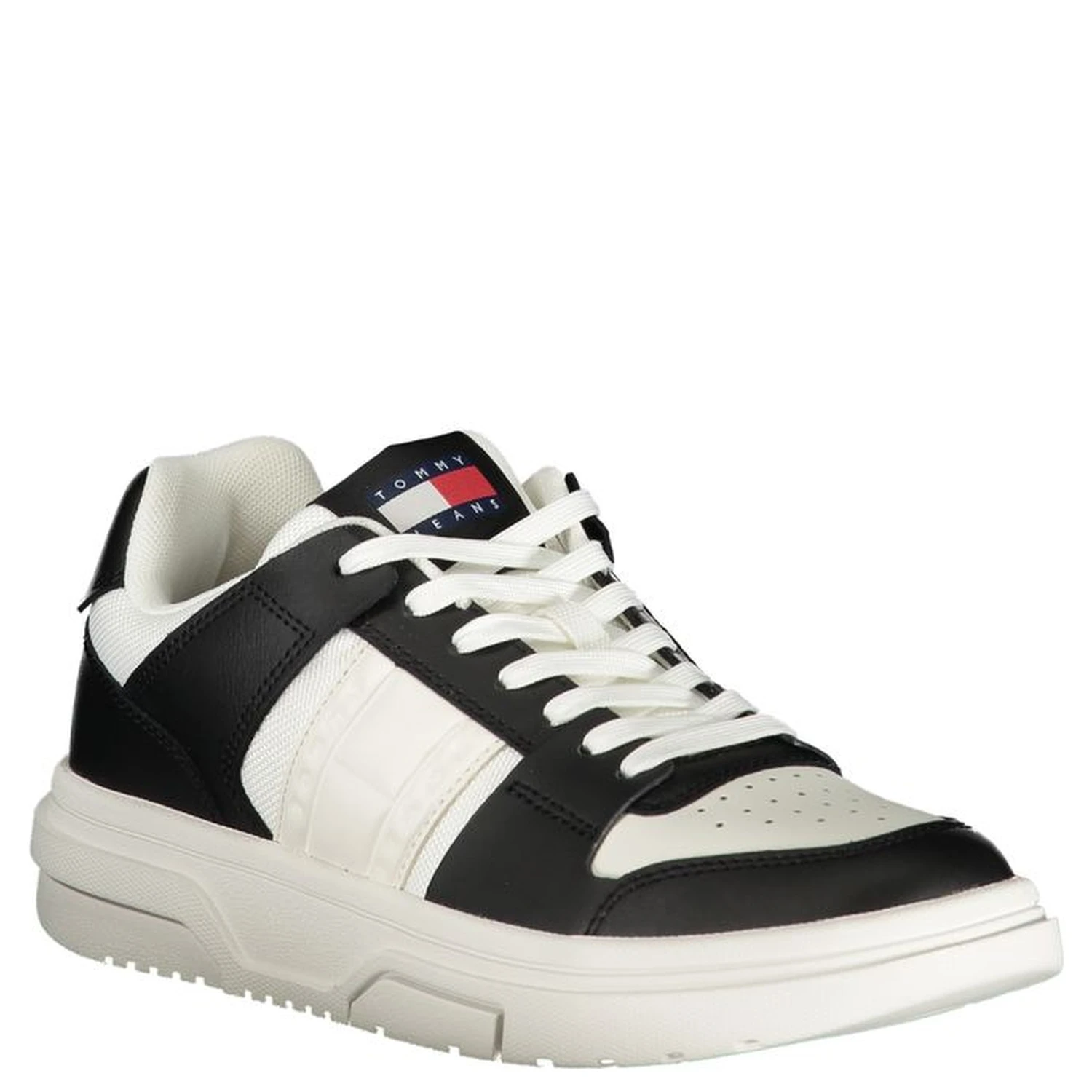 Black Polyester Sneaker