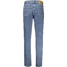 Blue Cotton Jeans Denim