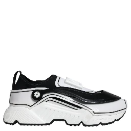 White Black Logo Plaque Daymaster Sneakers Shoes