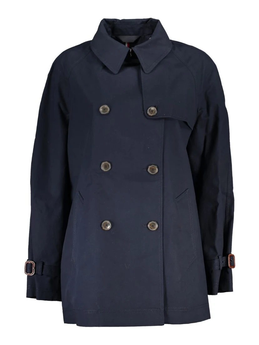Blue Cotton Jackets & Coat