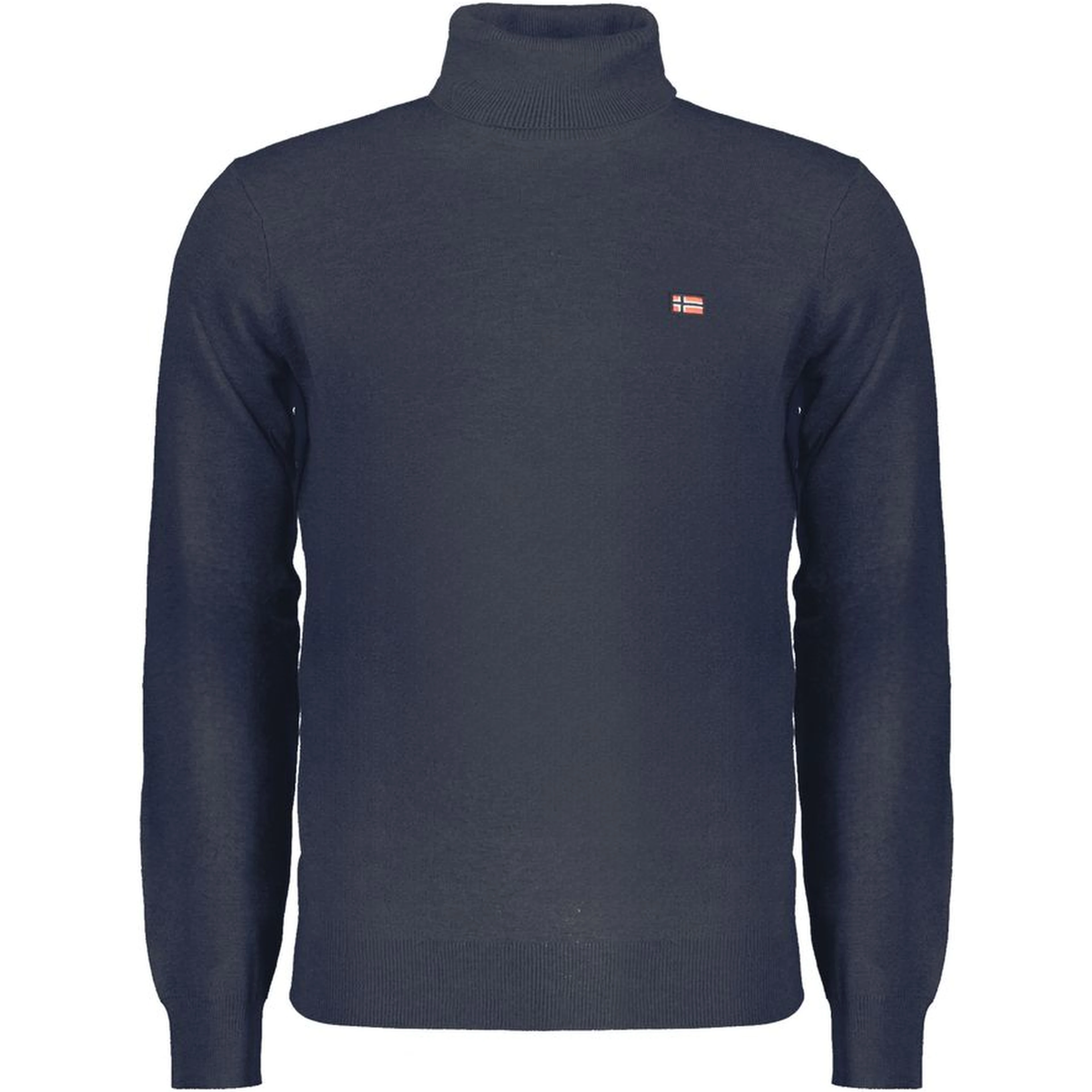 Blue Polyester Sweater