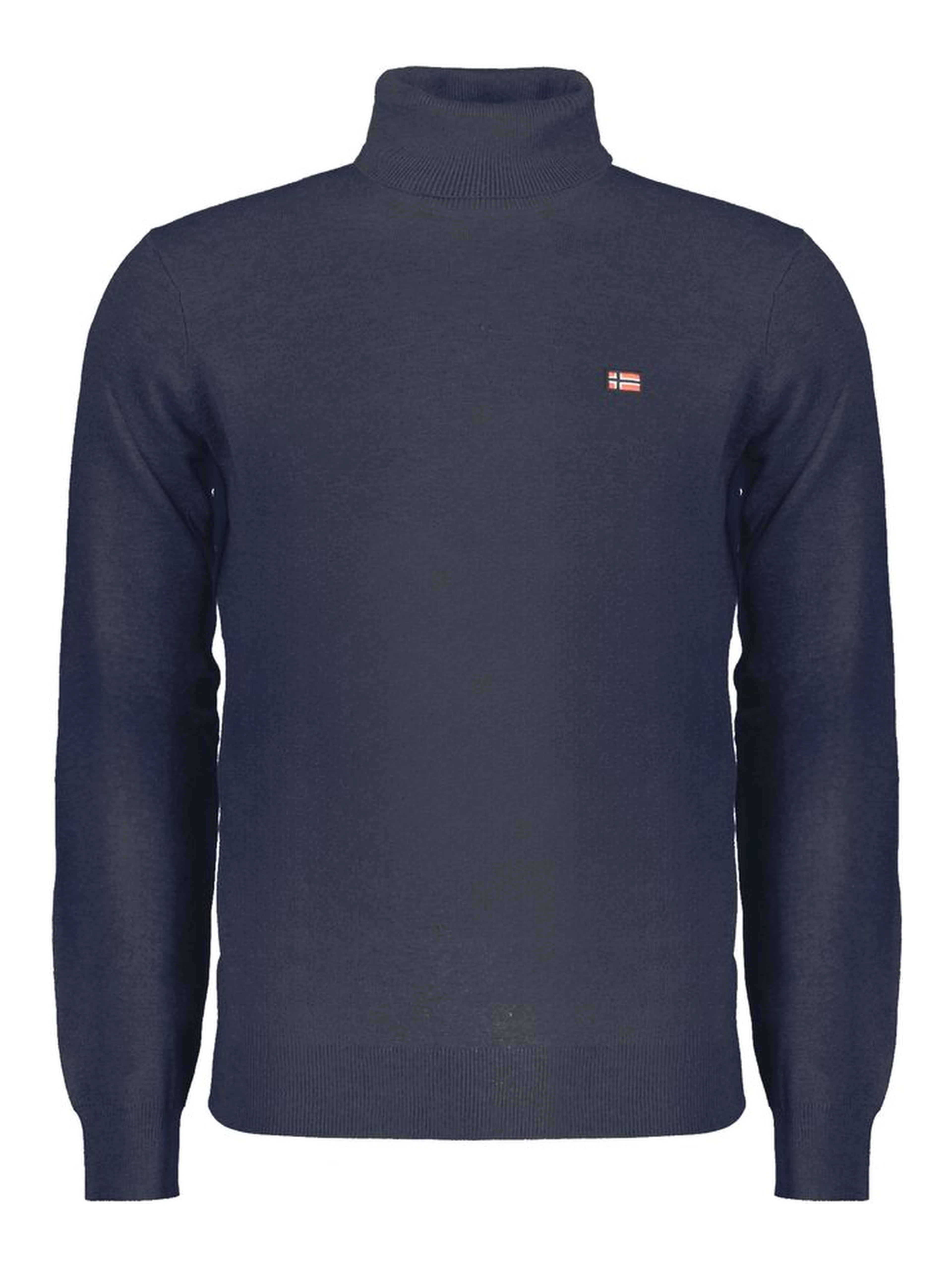 Blue Polyester Sweater