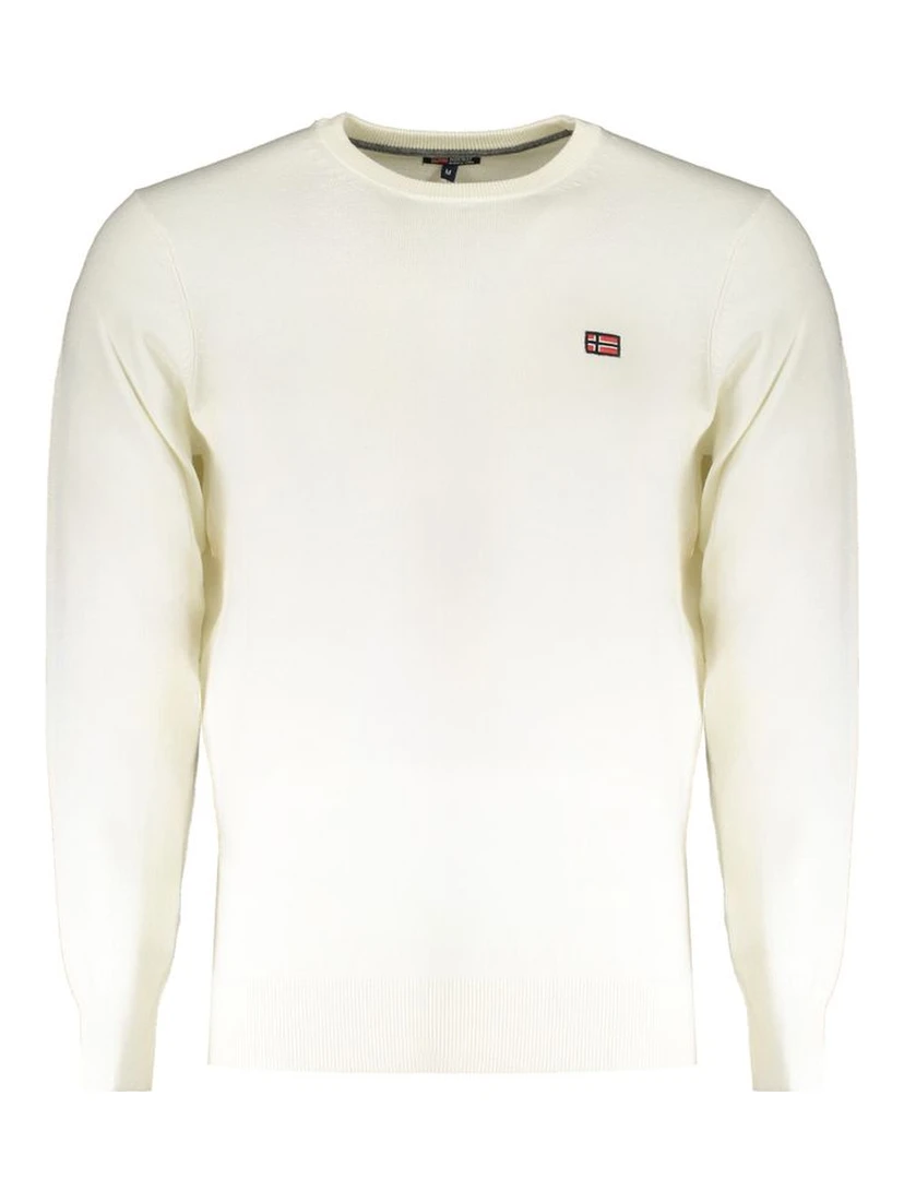 White Polyester Sweater