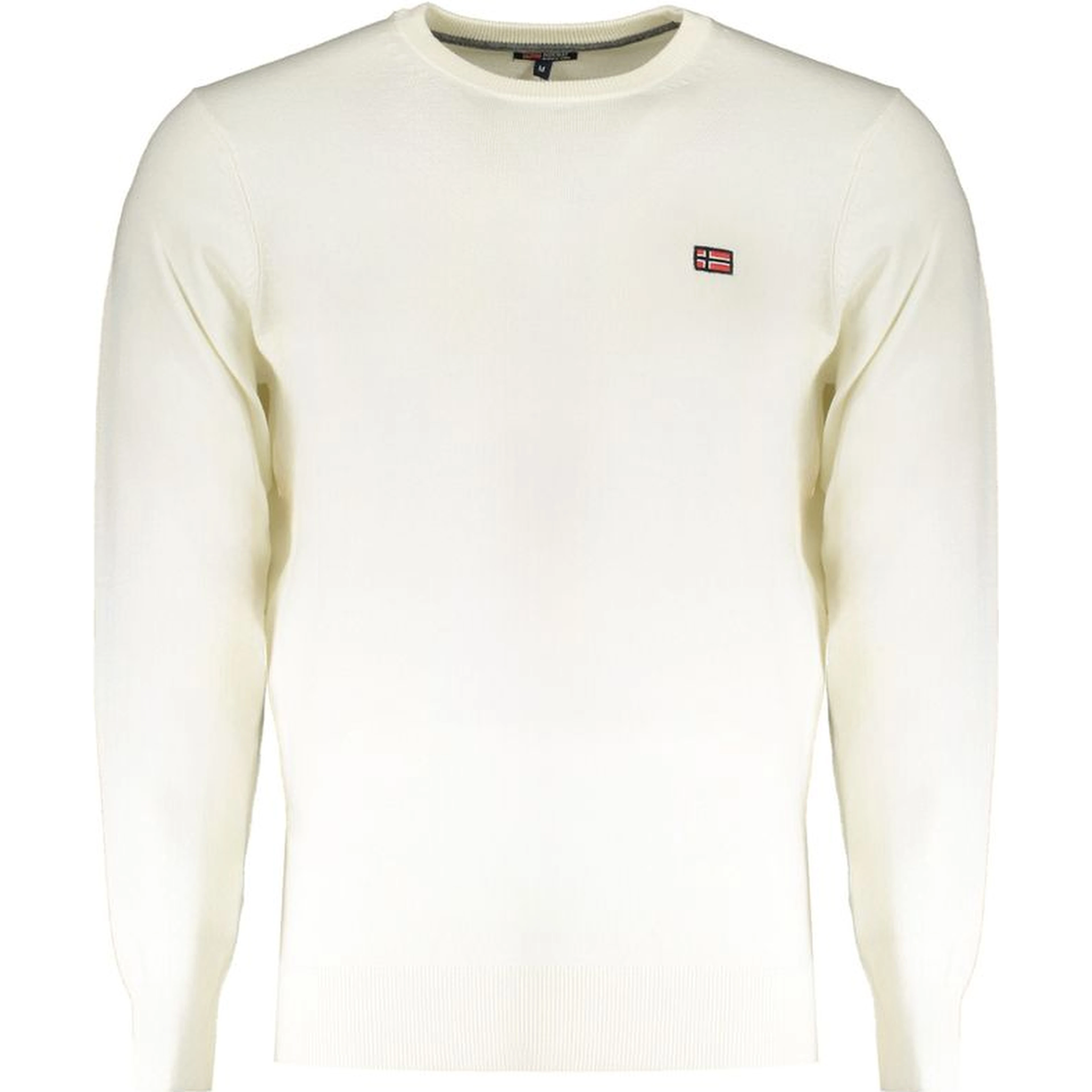 White Polyester Sweater