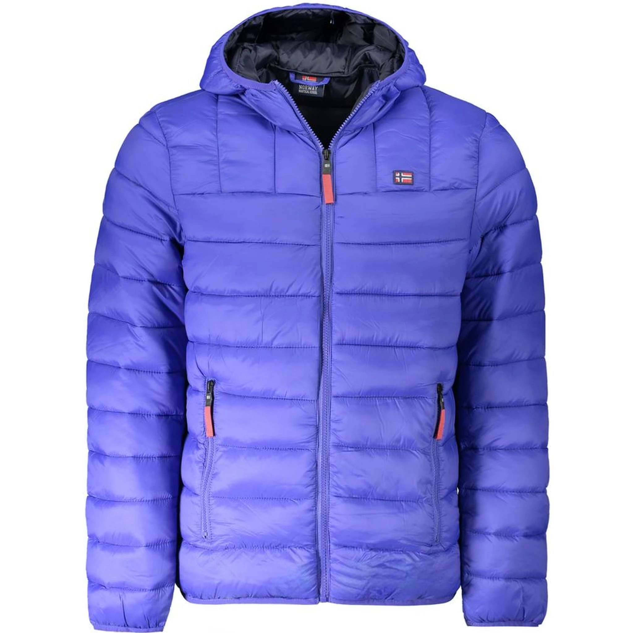 Blue Polyamide Jackets & Coat