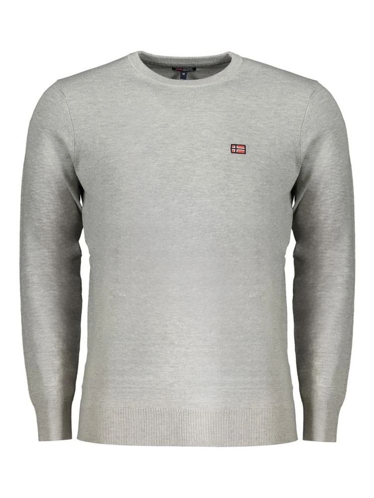 Gray Polyester Sweater