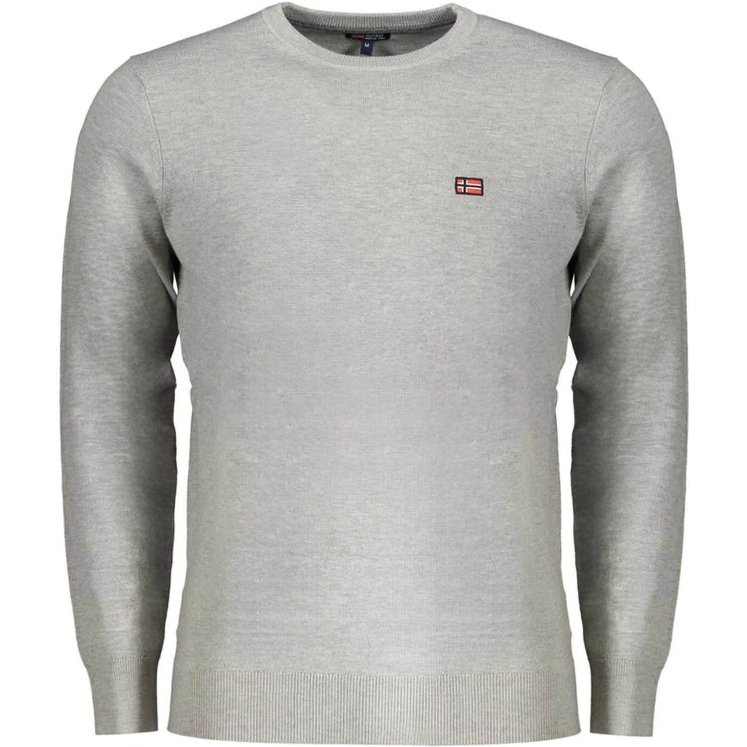 Gray Polyester Sweater
