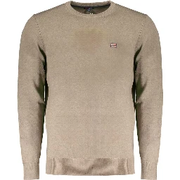 Brown Polyester Sweater