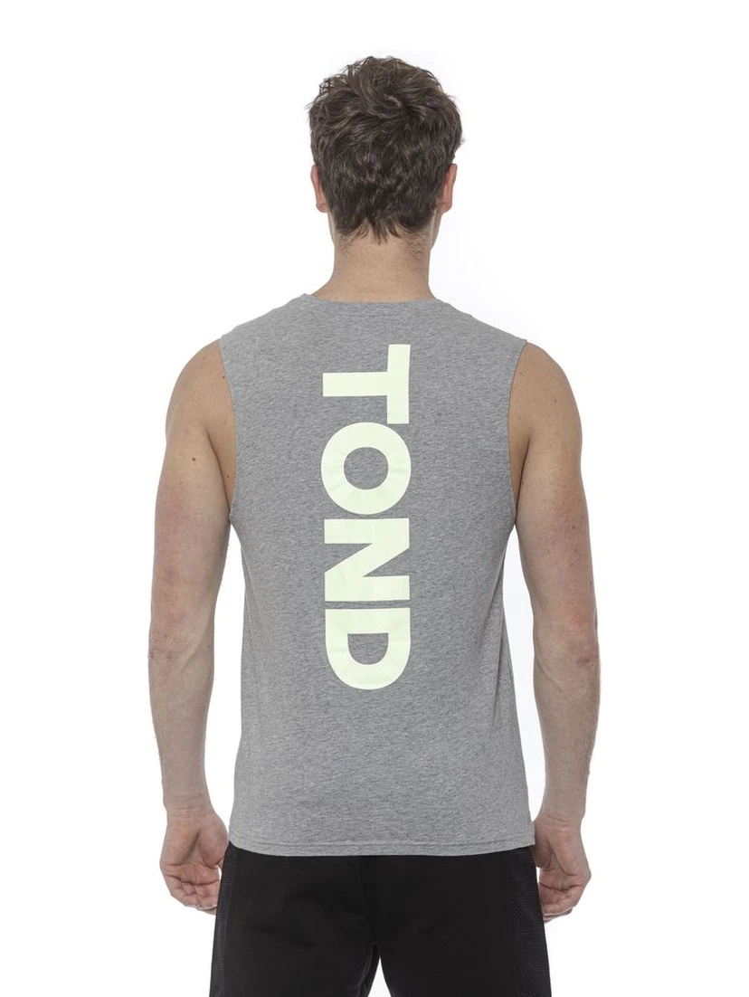 Gray Cotton Tank Top