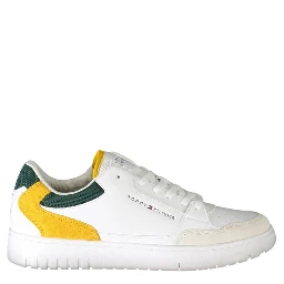 White Polyester Sneaker