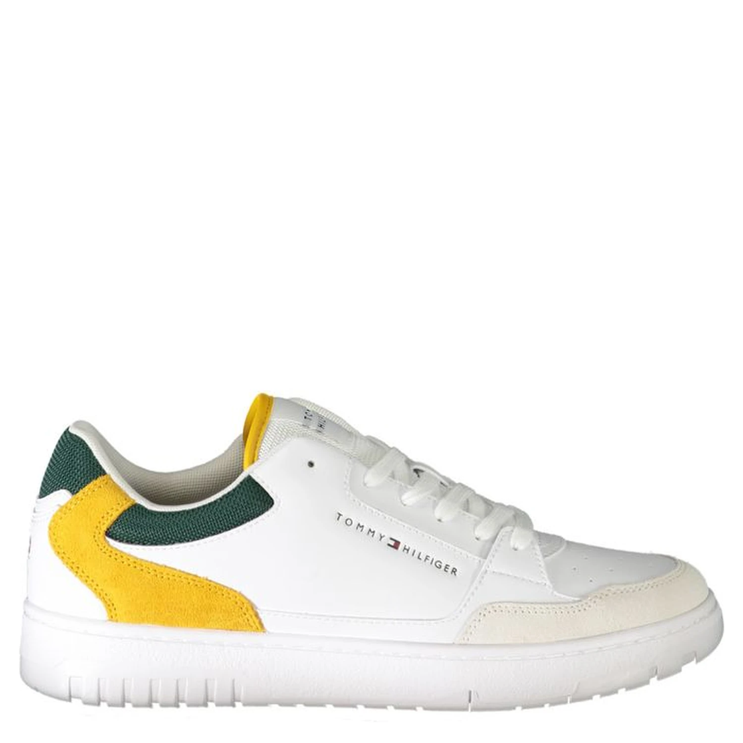 White Polyester Sneaker