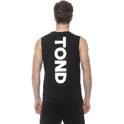 قميص داخلي أسود من القطن