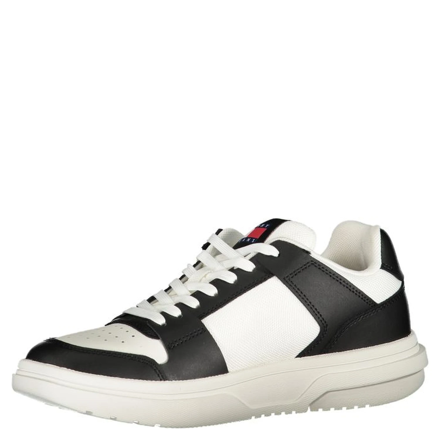 Black Polyester Sneaker