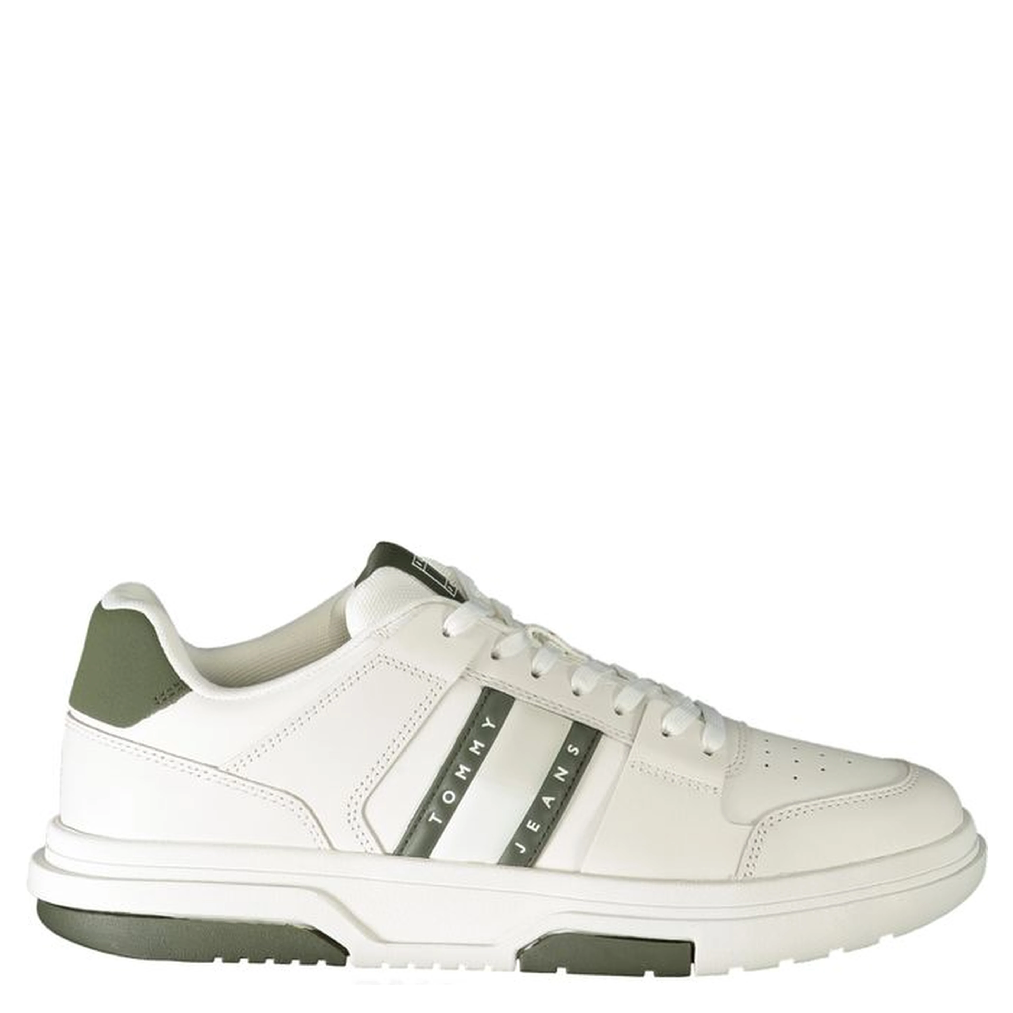 White Polyester Sneaker