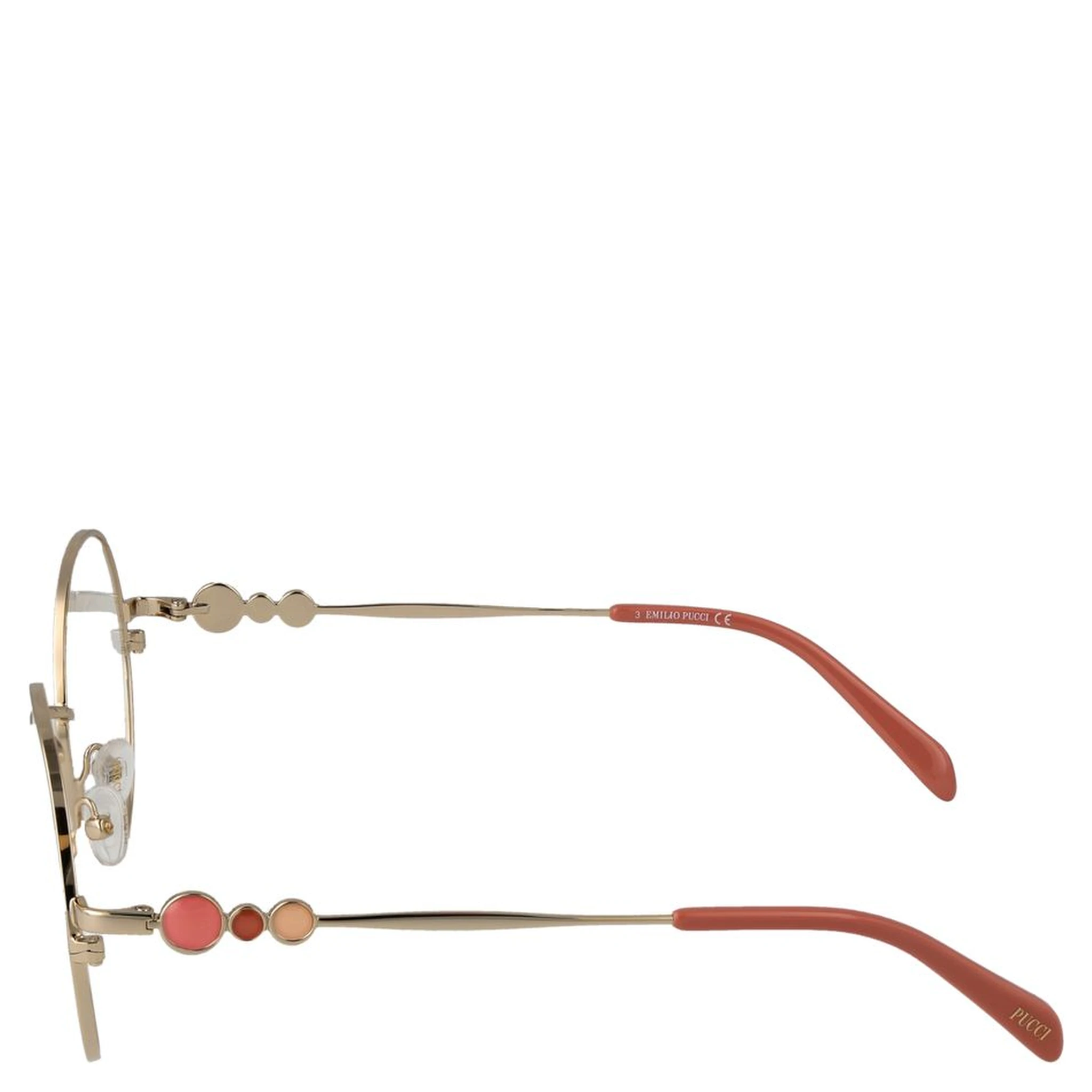 نظارات (إطارات) معدنية ذهبية