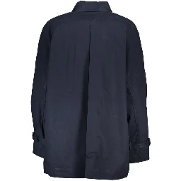 Blue Cotton Jackets & Coat