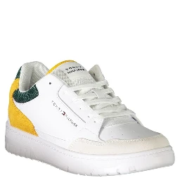 White Polyester Sneaker