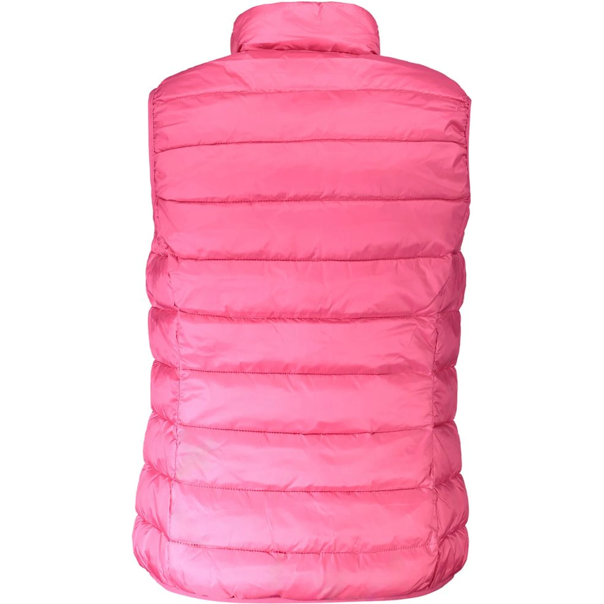 Pink Polyamide Sleveless Jacket