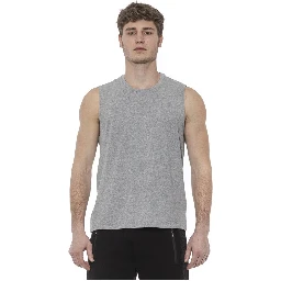 Gray Cotton Tank Top