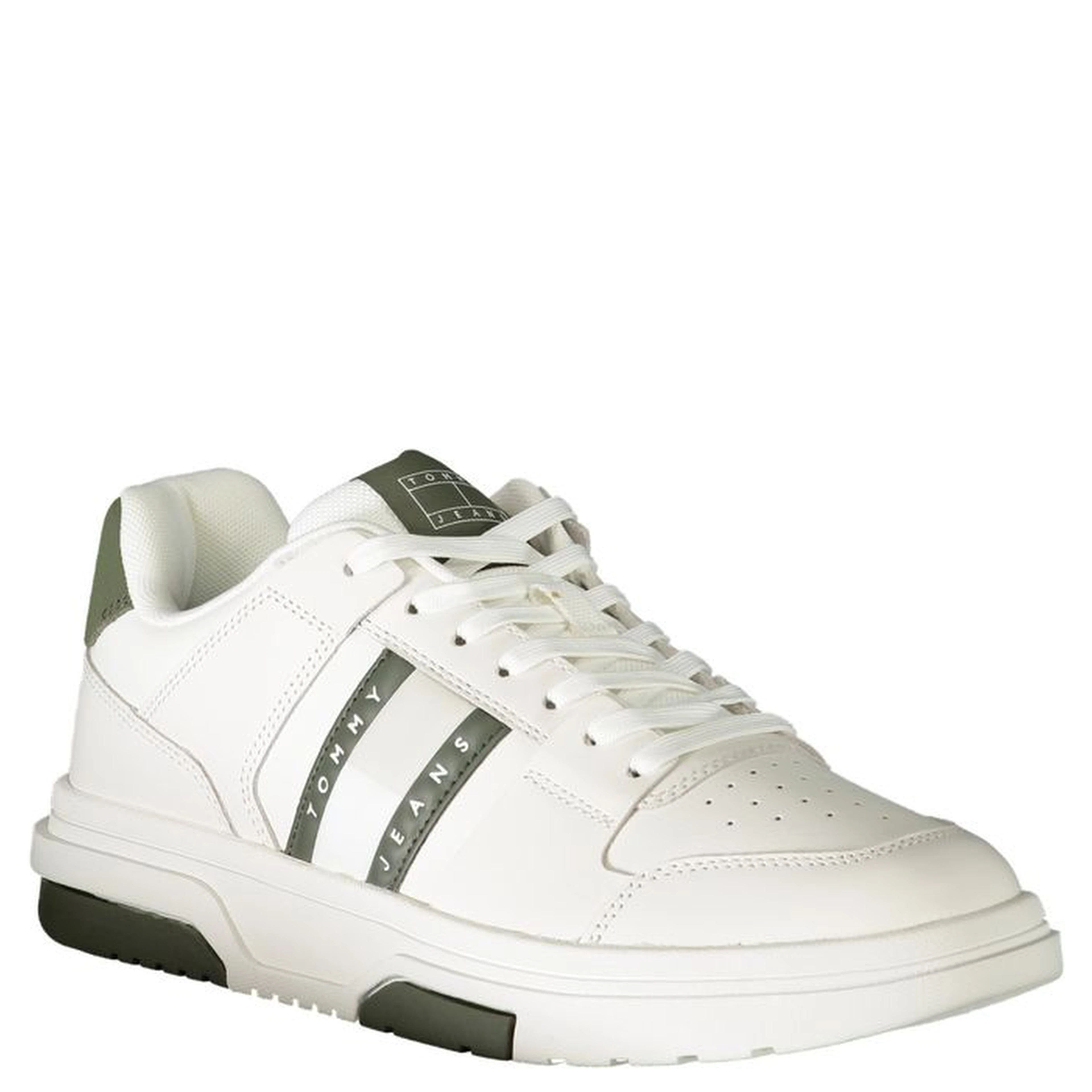 White Polyester Sneaker